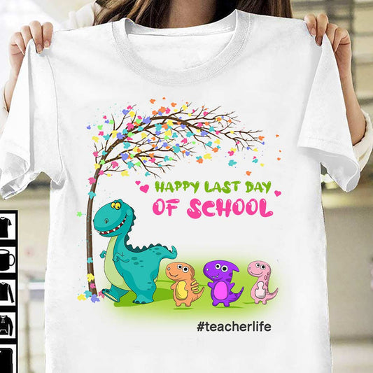 Bonne dernière journée d'école ! T-shirt et sweat à capuche personnalisés pour enseignants