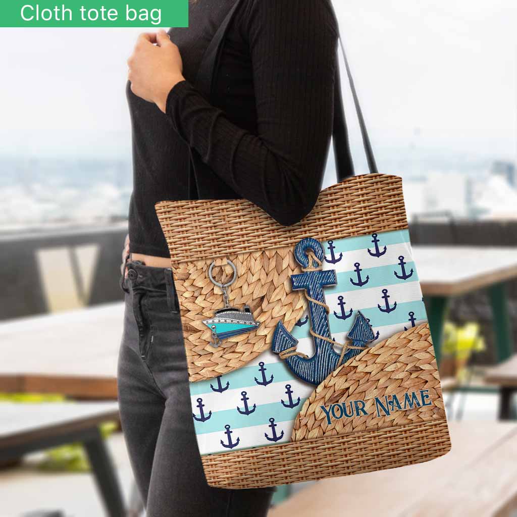 Sac fourre-tout personnalisé « Amoureux de la mer » avec motif imprimé en 3D, style éclectique