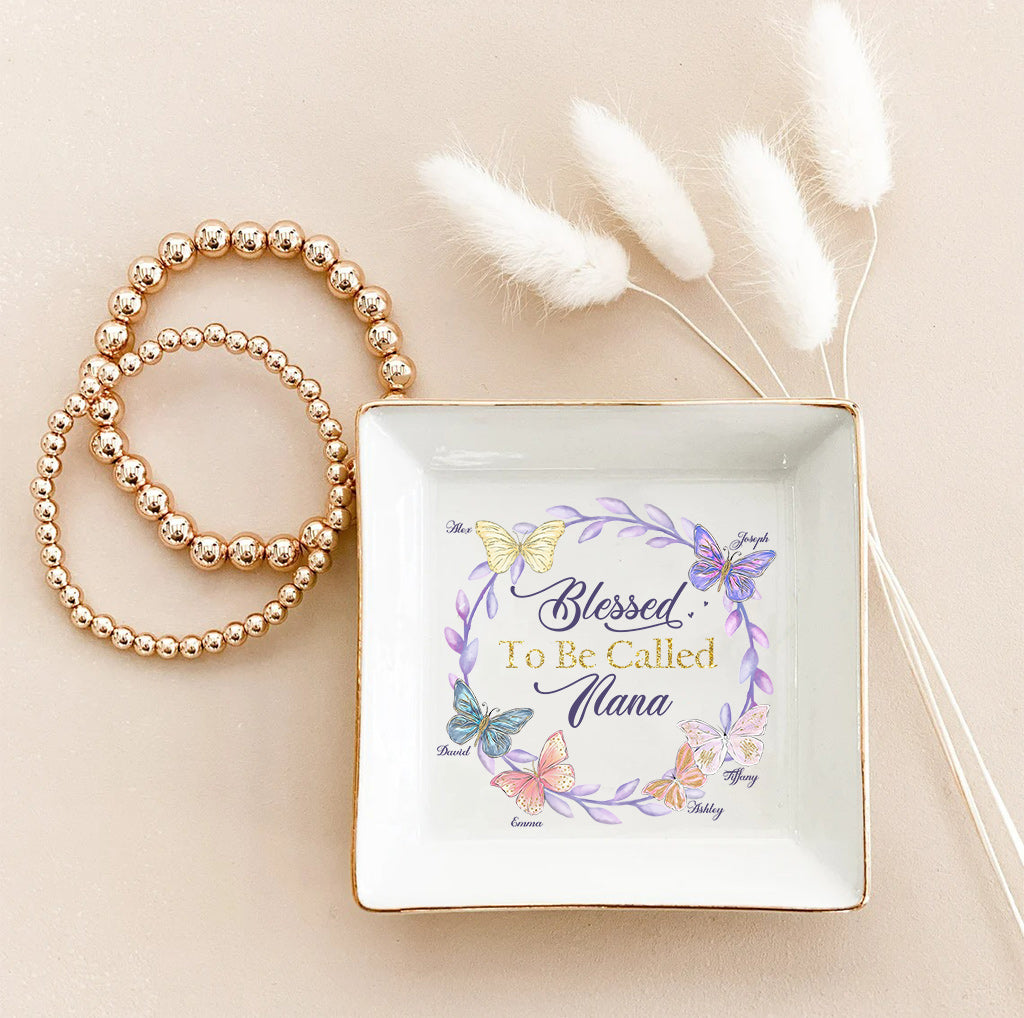 Heureuse d'être appelée Nana - Porte-bijoux personnalisé pour la fête des mères