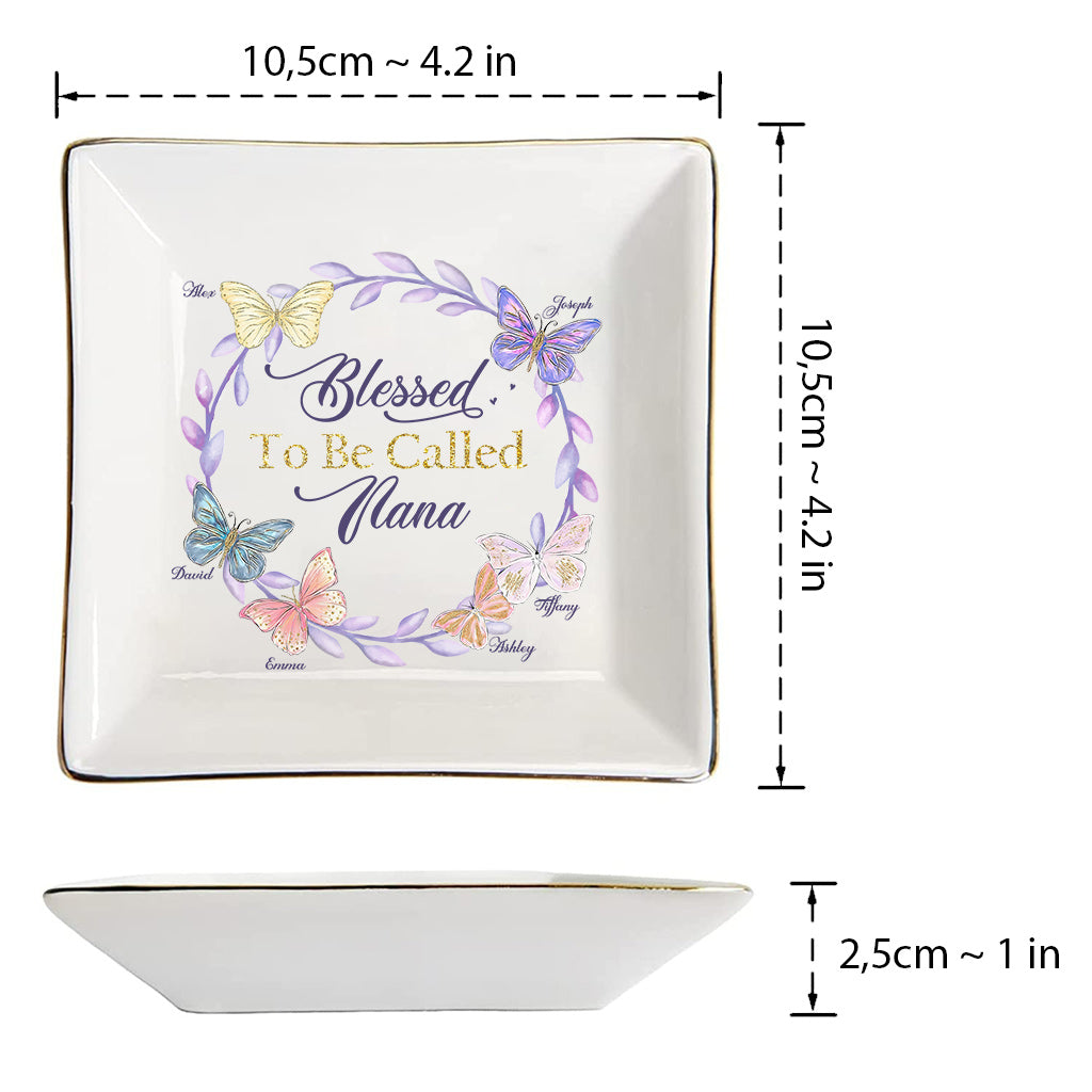 Heureuse d'être appelée Nana - Porte-bijoux personnalisé pour la fête des mères