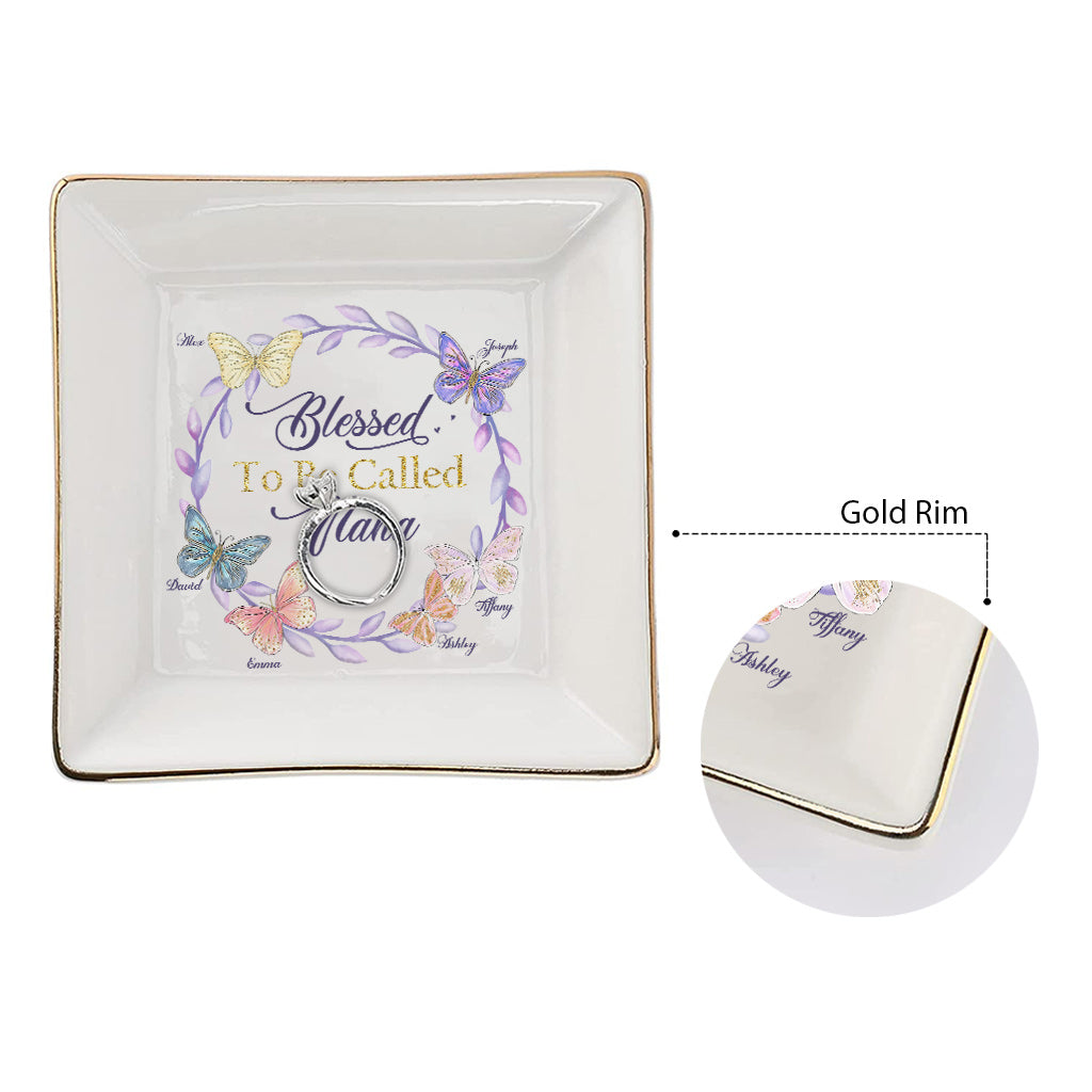 Heureuse d'être appelée Nana - Porte-bijoux personnalisé pour la fête des mères