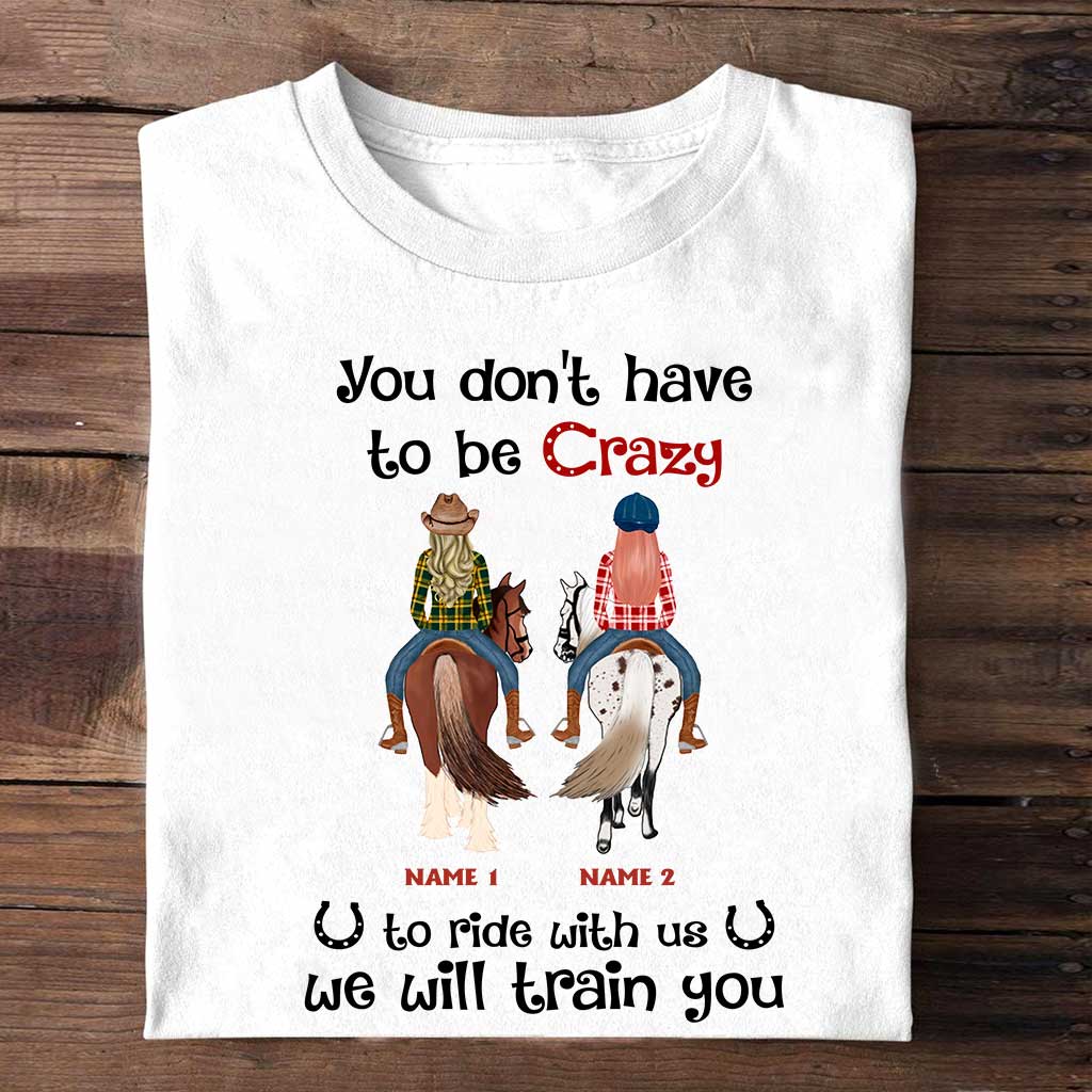 Nous sommes comme une toute petite bande - T-shirt et sweat à capuche personnalisés avec un cheval