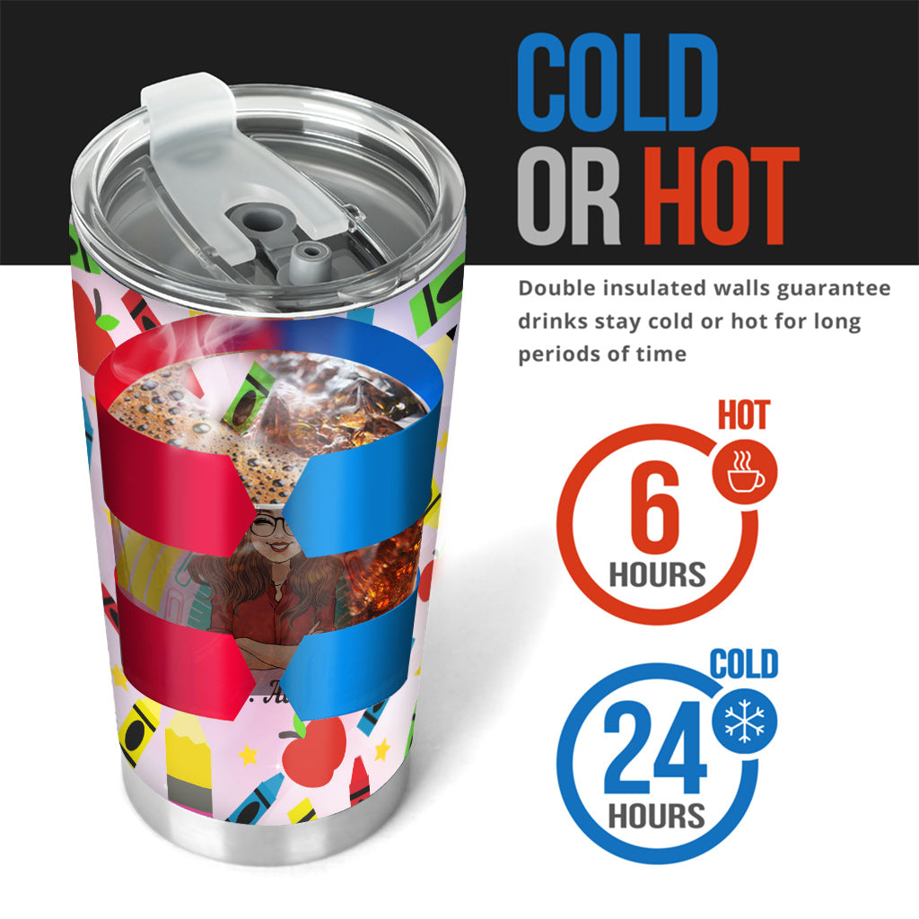 Il faut avoir un grand cœur - Gobelet personnalisé pour enseignants