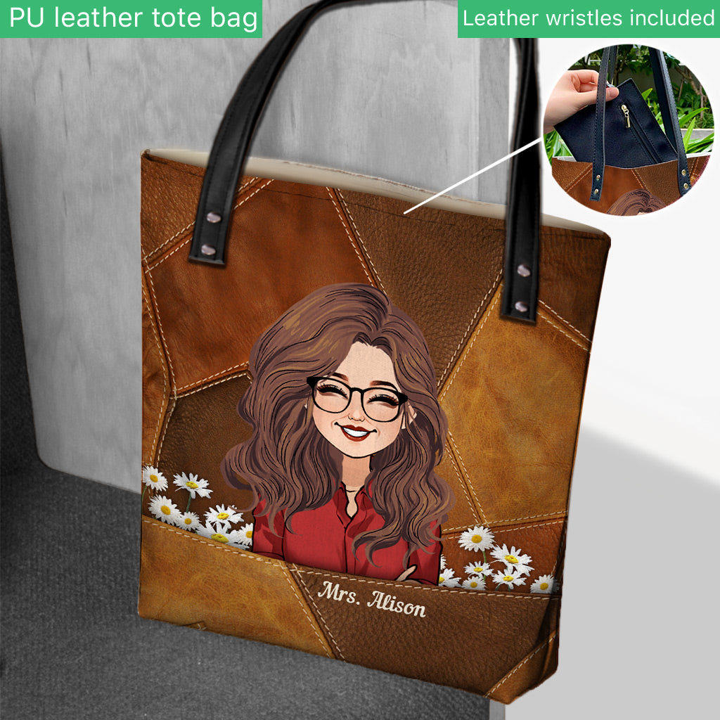 Il faut avoir un grand cœur - Sac fourre-tout personnalisé pour enseignants