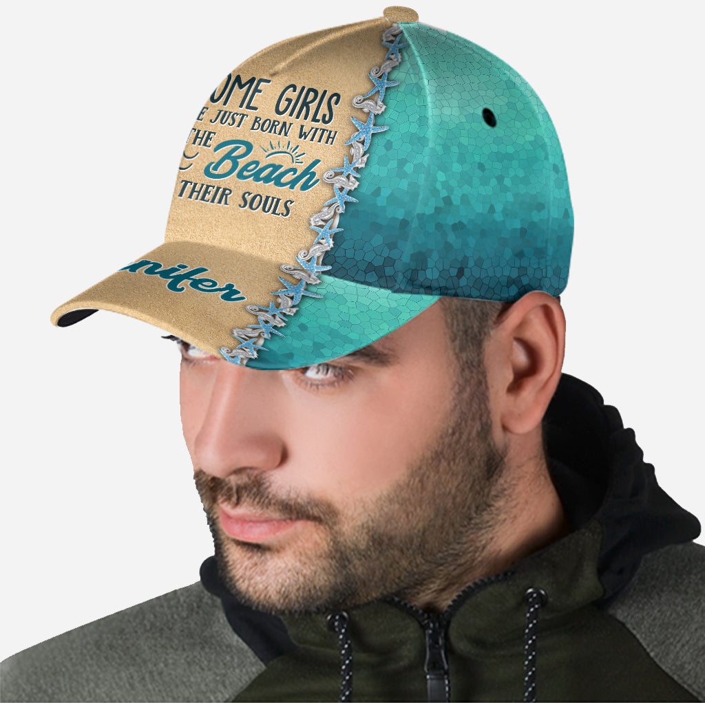 Certaines filles naissent tout simplement - Casquette classique personnalisée pour amoureux de la mer