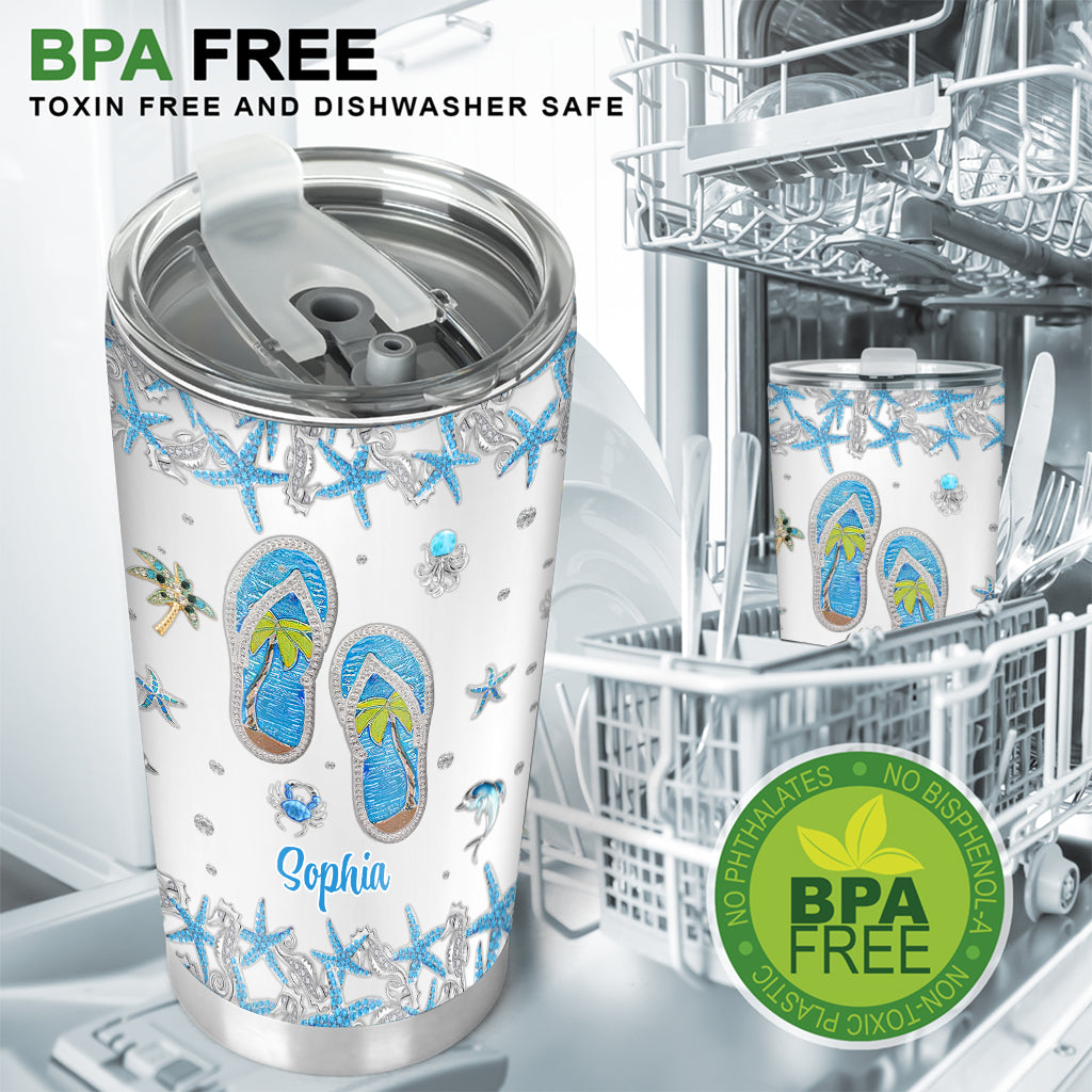 Juste une fille - Gobelet personnalisé pour les amoureux de la mer