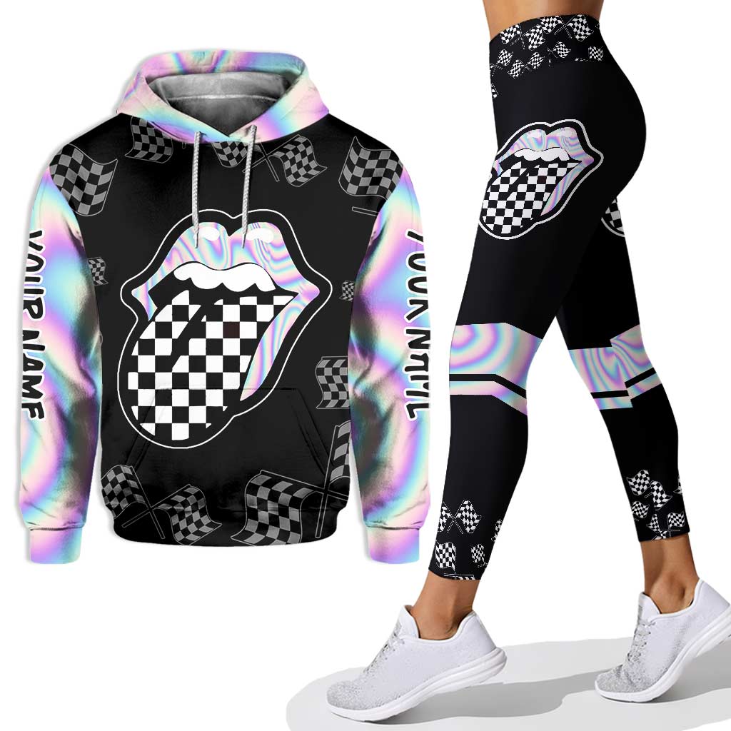 Je ne suis pas du sucre et des épices - Sweat à capuche et legging de course personnalisés