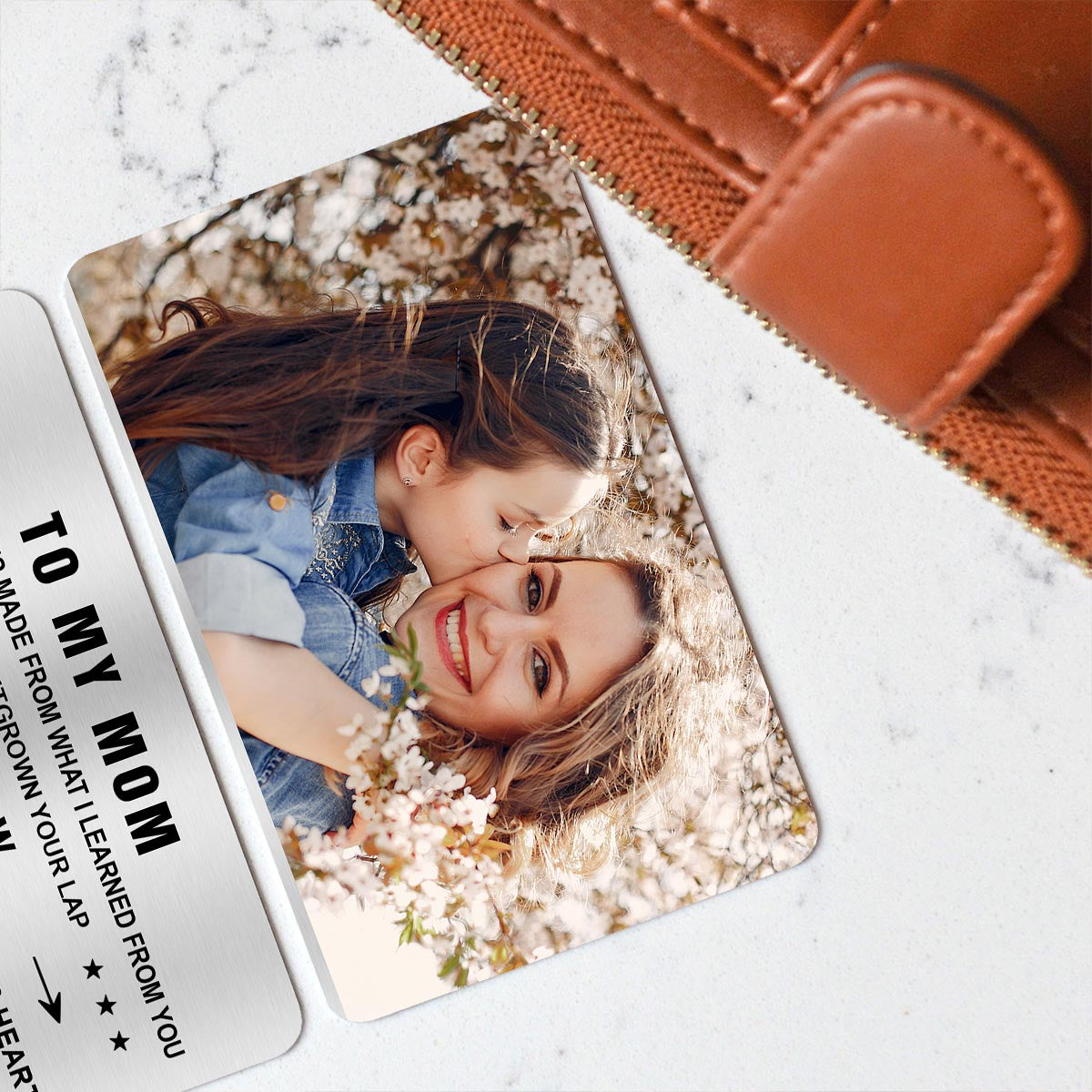 To My Dad - Gift for dad, grandma, grandpa, mom, uncle, aunt - Personalized Wallet Insert Card