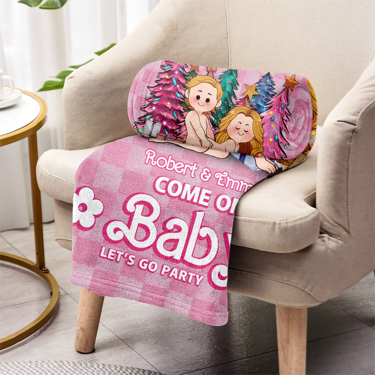 Allez chéri(e) chéri(e) - cadeau pour petit ami, mari, femme, petite amie - Couverture personnalisée