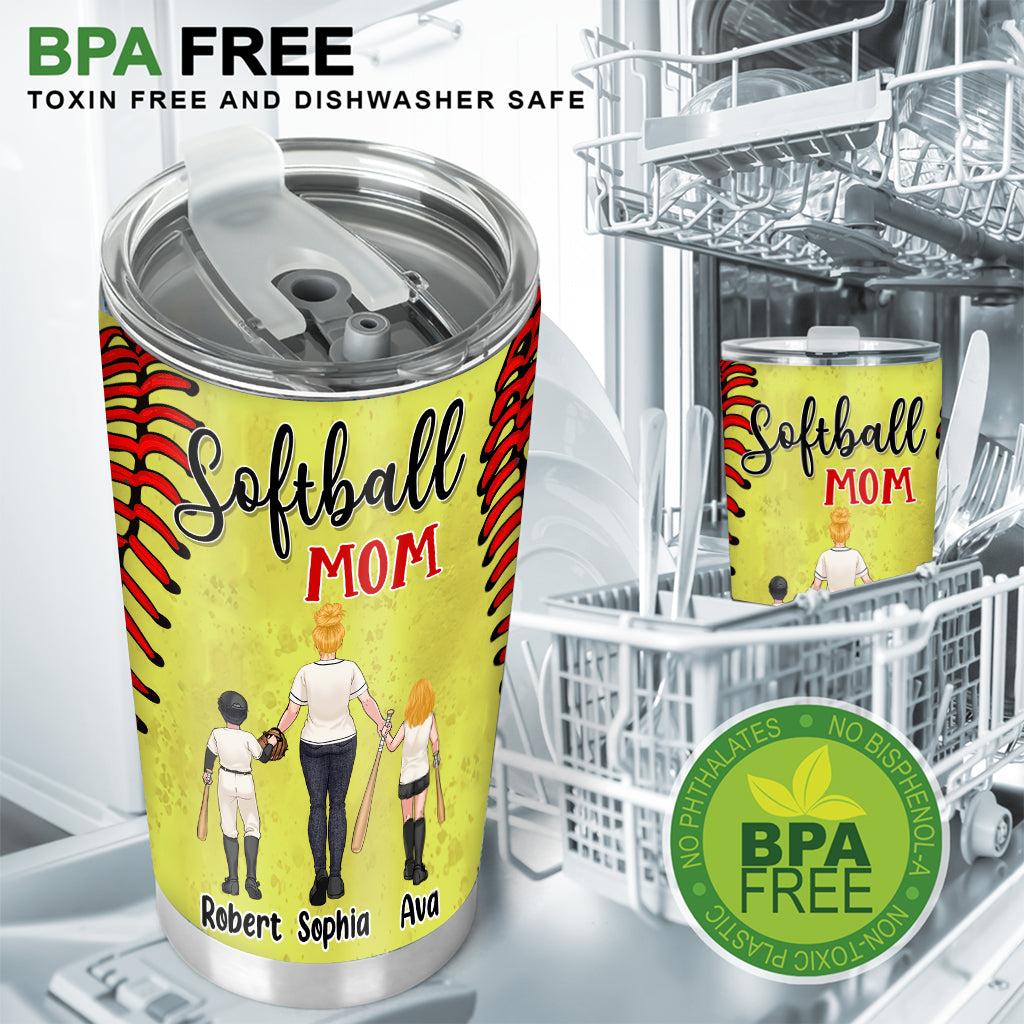 Je serai toujours sa plus grande fan - Gobelet de softball personnalisé