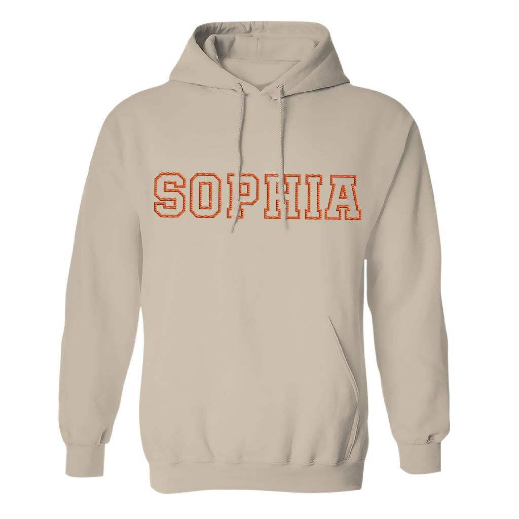 Sweat à capuche brodé personnalisé avec nom - Belle-mère