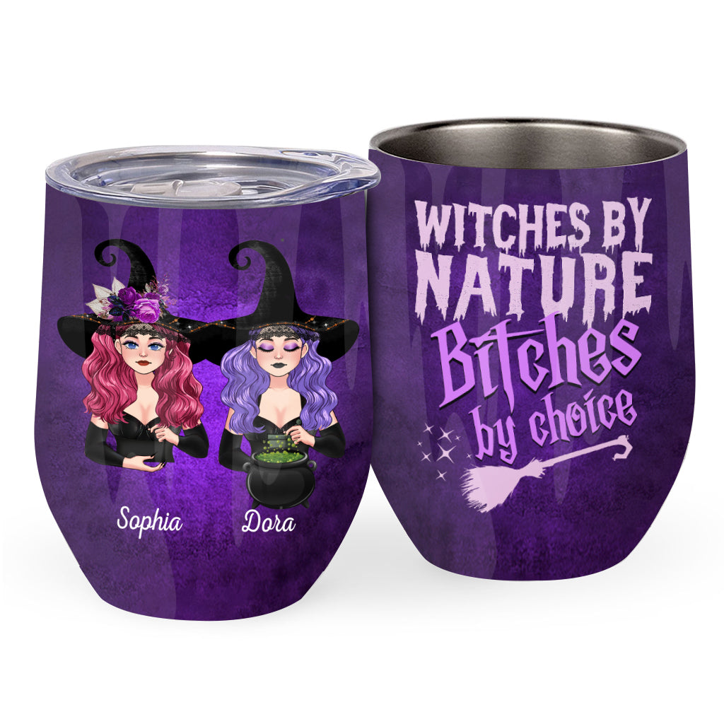 Witch By Nature - Personalized Witch Wine Tumbler