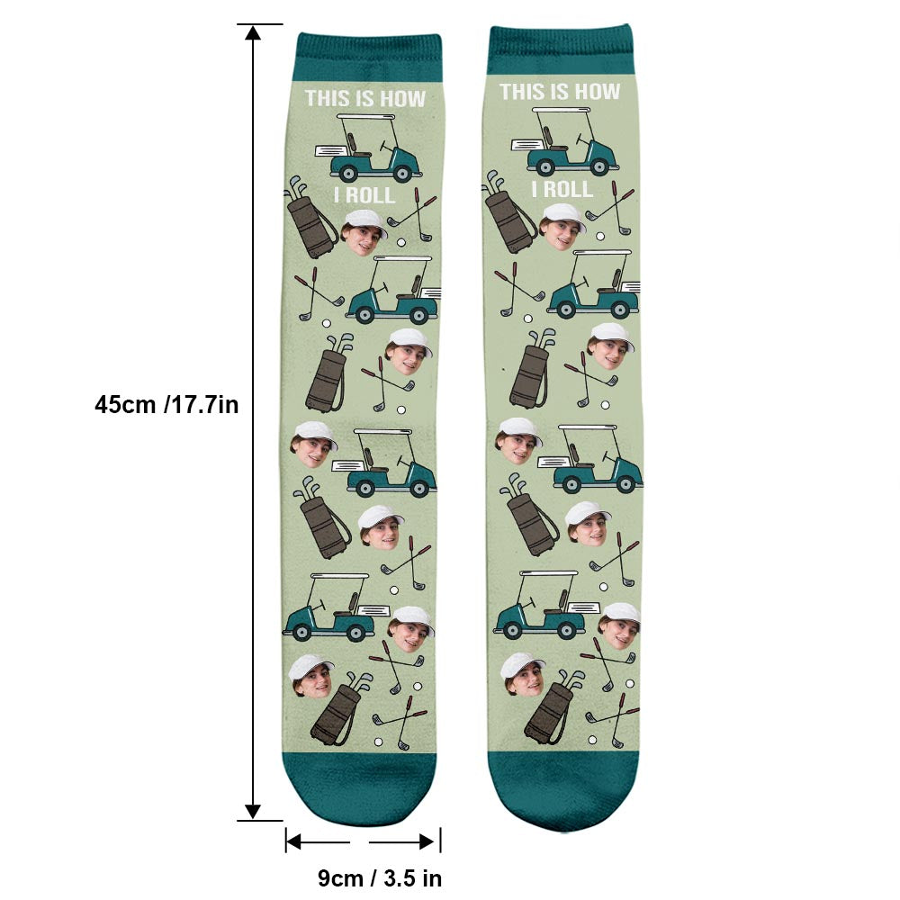 Voici mon style - Chaussettes de golf personnalisées