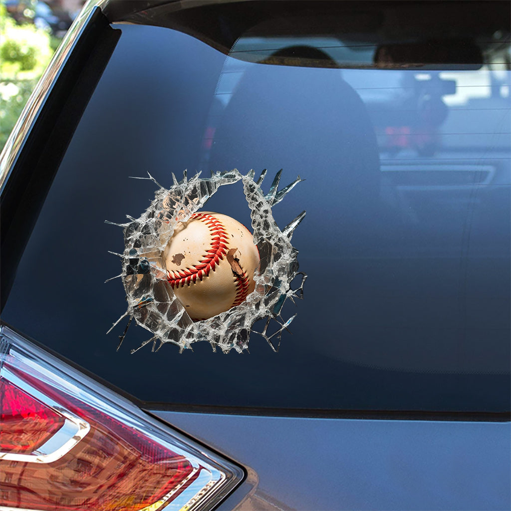 Love Baseball - Baseball Decal Full