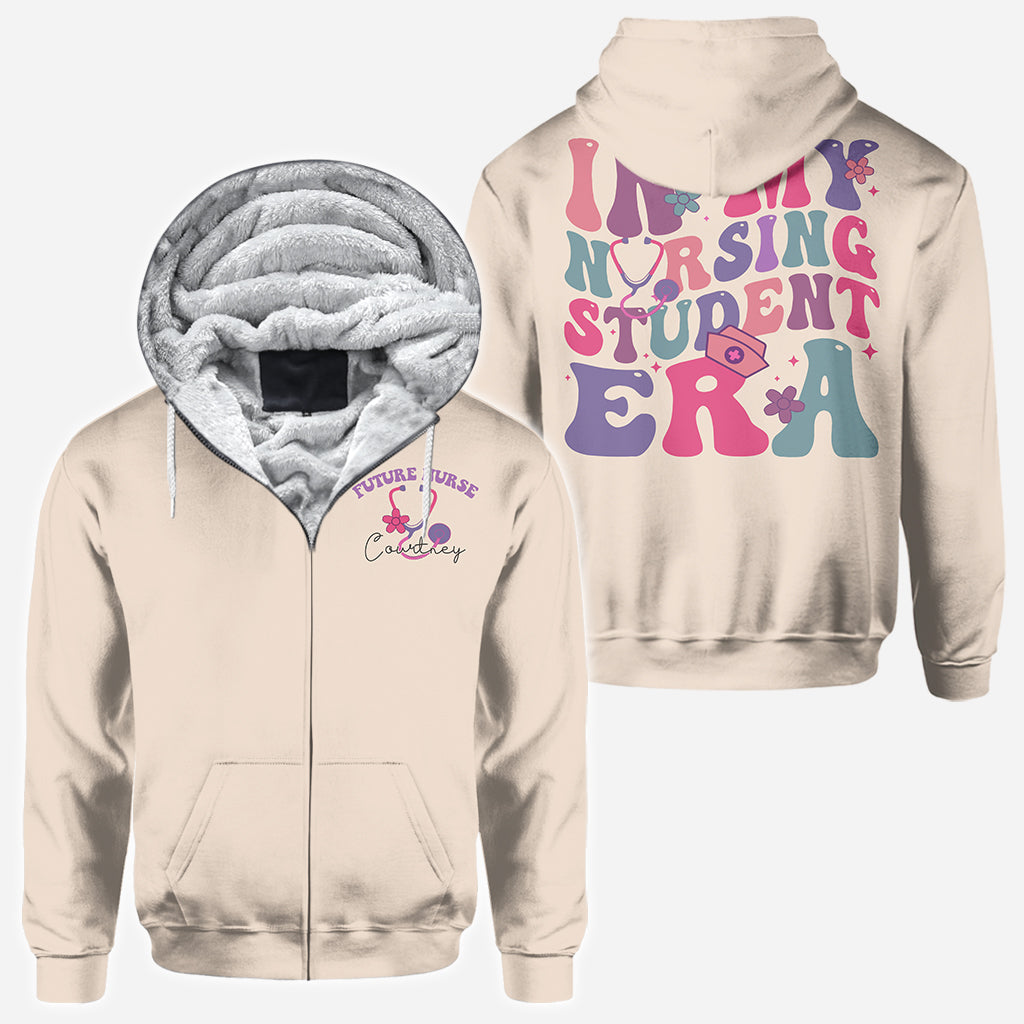 À l'époque où j'étais étudiante en soins infirmiers - Chemise personnalisée intégrale pour infirmière