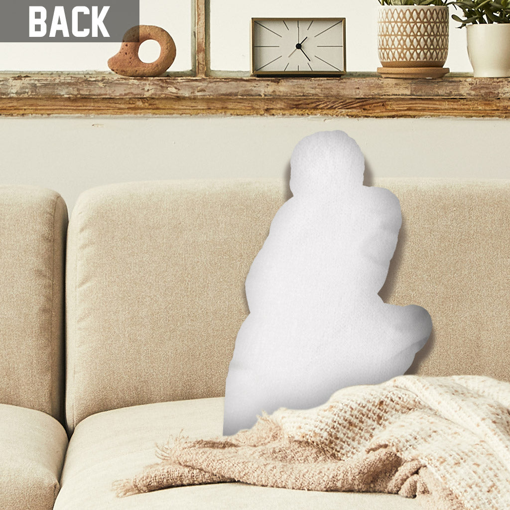 Coussin humanoïde personnalisé avec photo - Coussin en forme de beau-père personnalisé