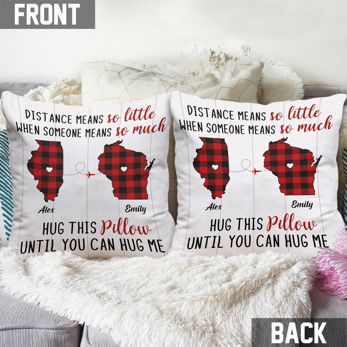 Quelqu'un compte tellement - Coussin décoratif personnalisé