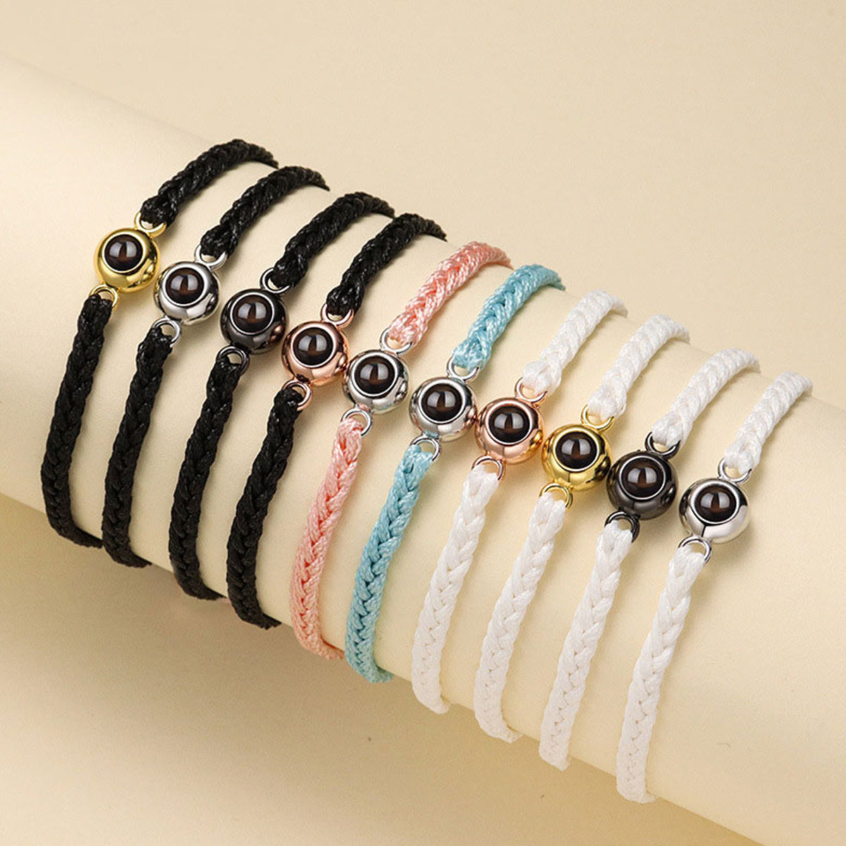 Bracelet à projection de chat personnalisé pour amoureux des chats