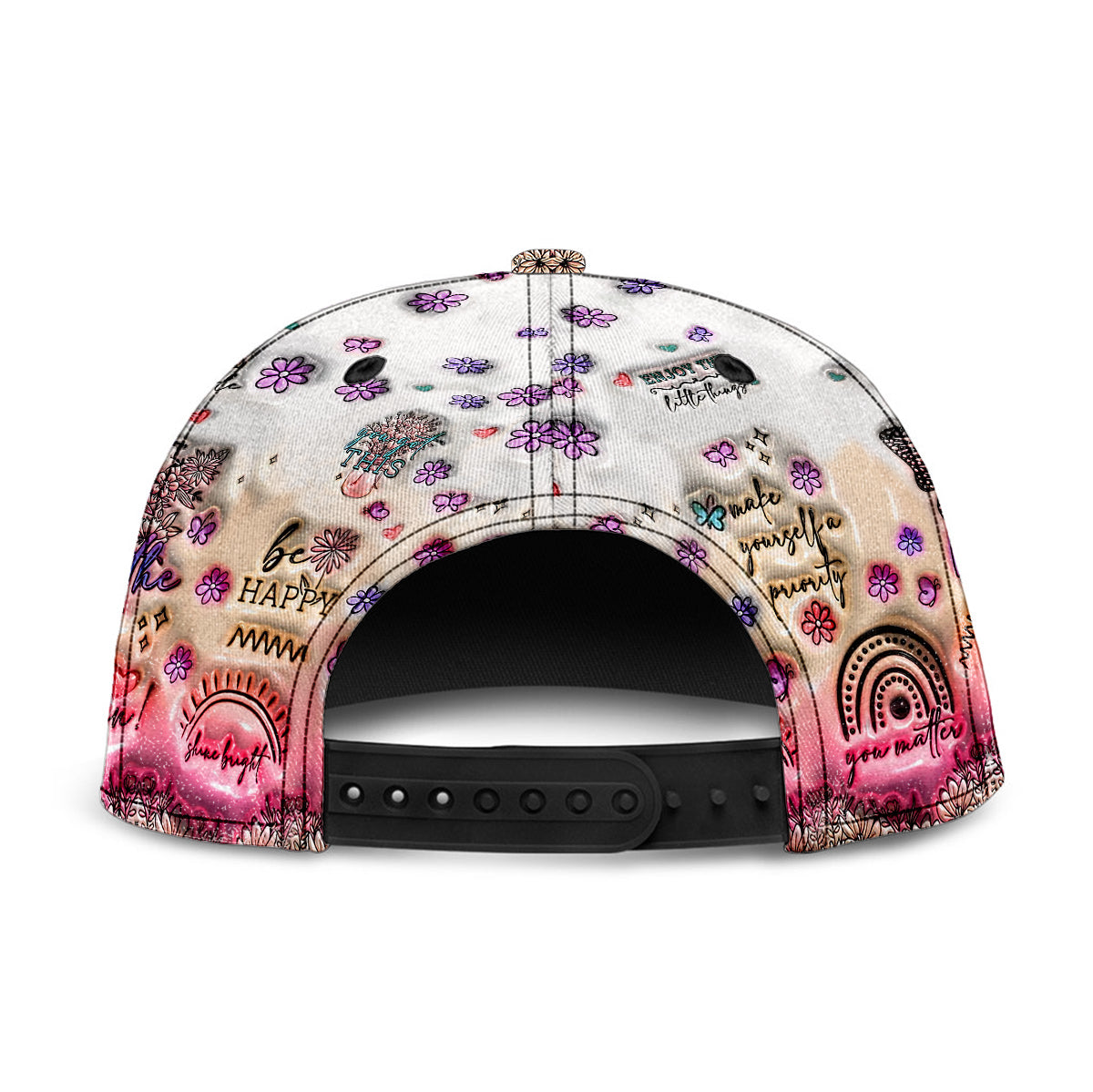 Casquette papillon personnalisée avec affirmations positives