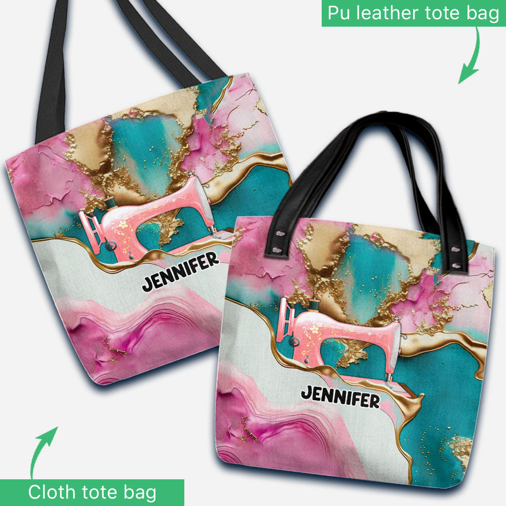 J'adore coudre - Sac fourre-tout de couture personnalisé