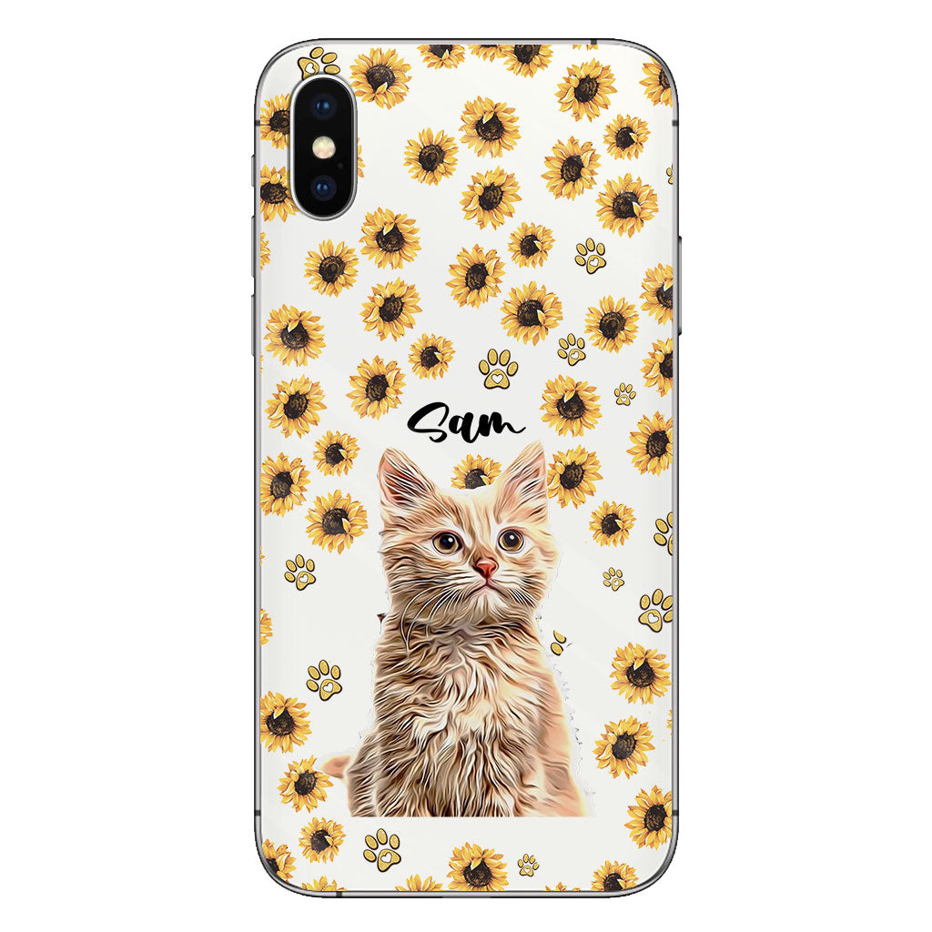 Tu es mon rayon de soleil - Coque de téléphone transparente personnalisée pour chien