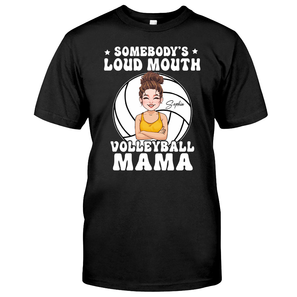 Maman Volleyballeuse à la Grande Gueule - T-shirt et sweat à capuche de volley-ball personnalisés