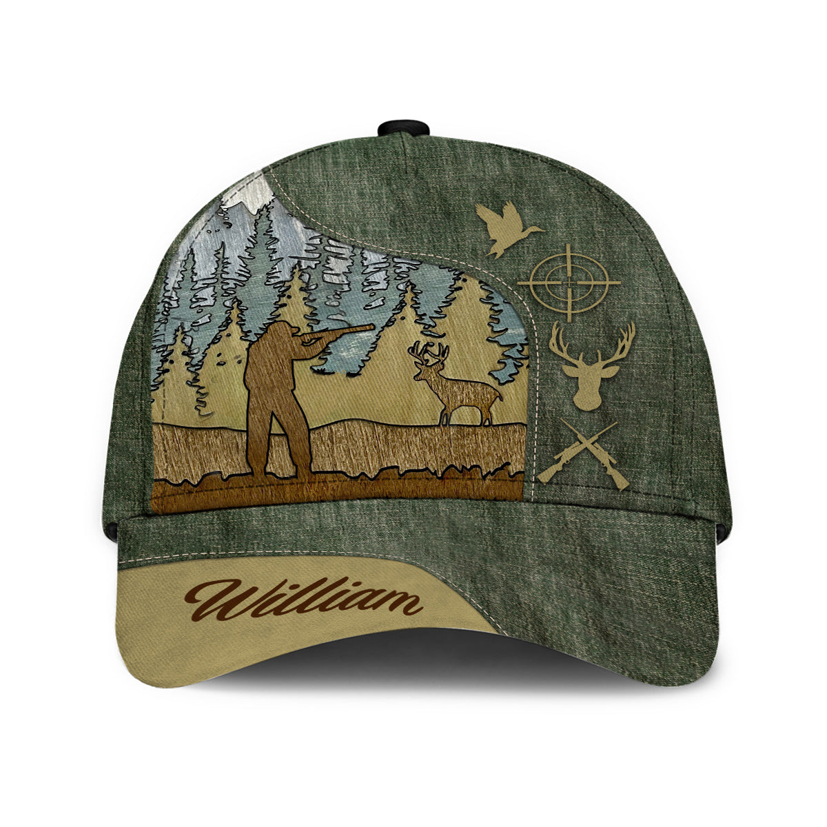 Forest Scenic - Casquette de chasse classique personnalisée