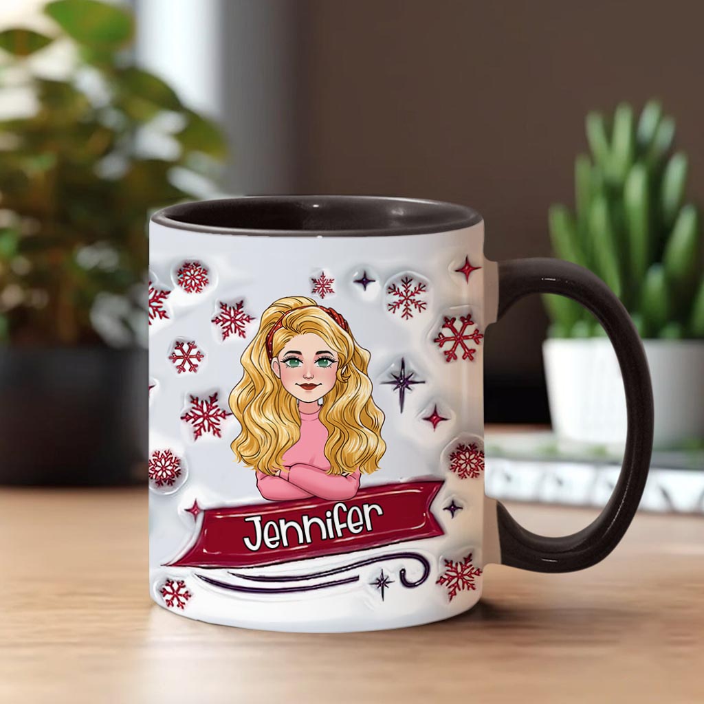 Cher Père Noël, je ne regrette rien - Mug de Noël personnalisé
