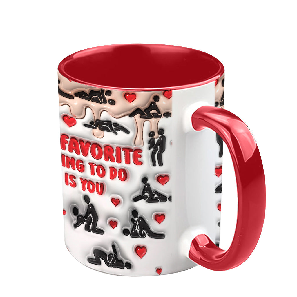 Ma chose préférée à faire, c'est toi - Mug personnalisé pour couple