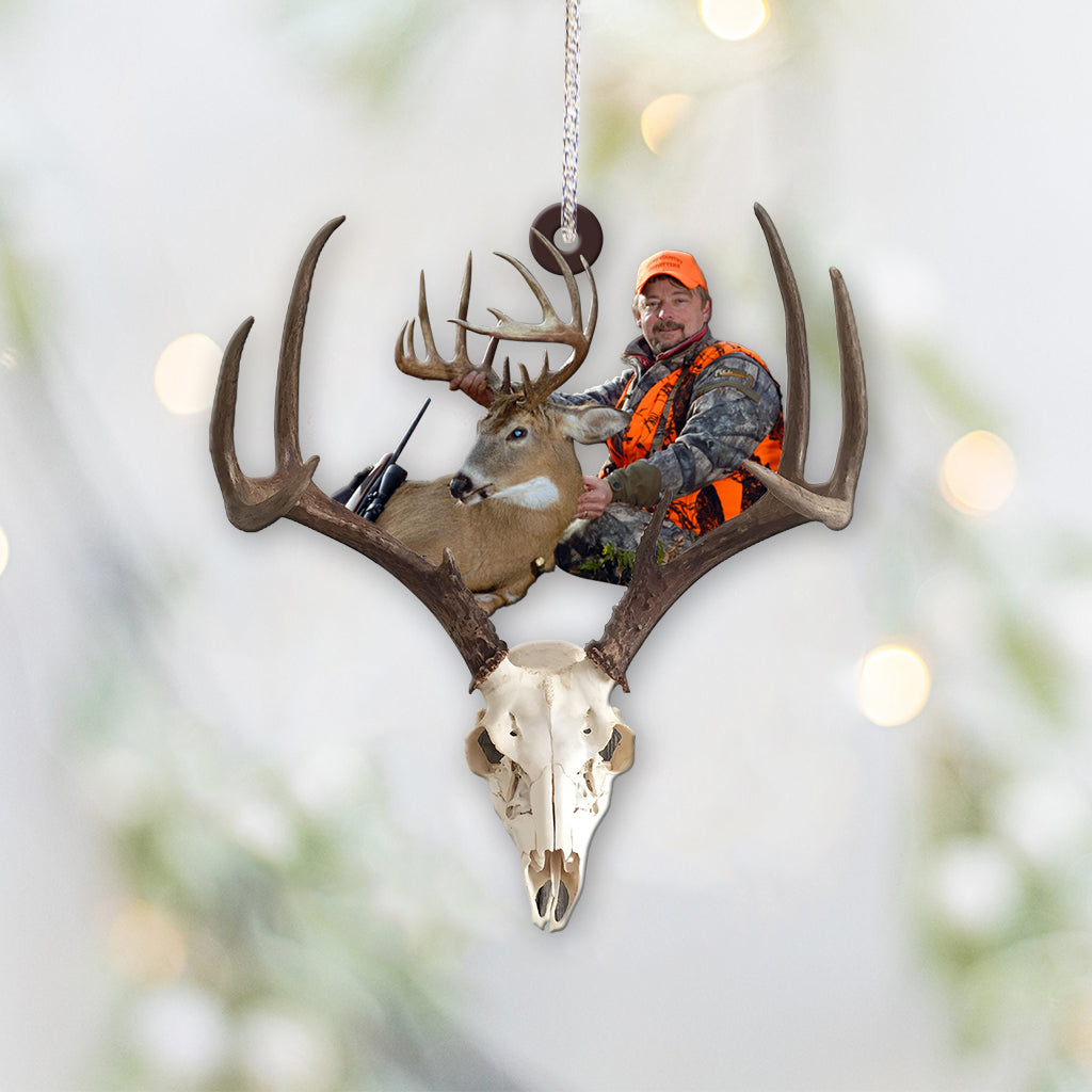 Love Hunting - Personalized Hunting Transparent Ornament