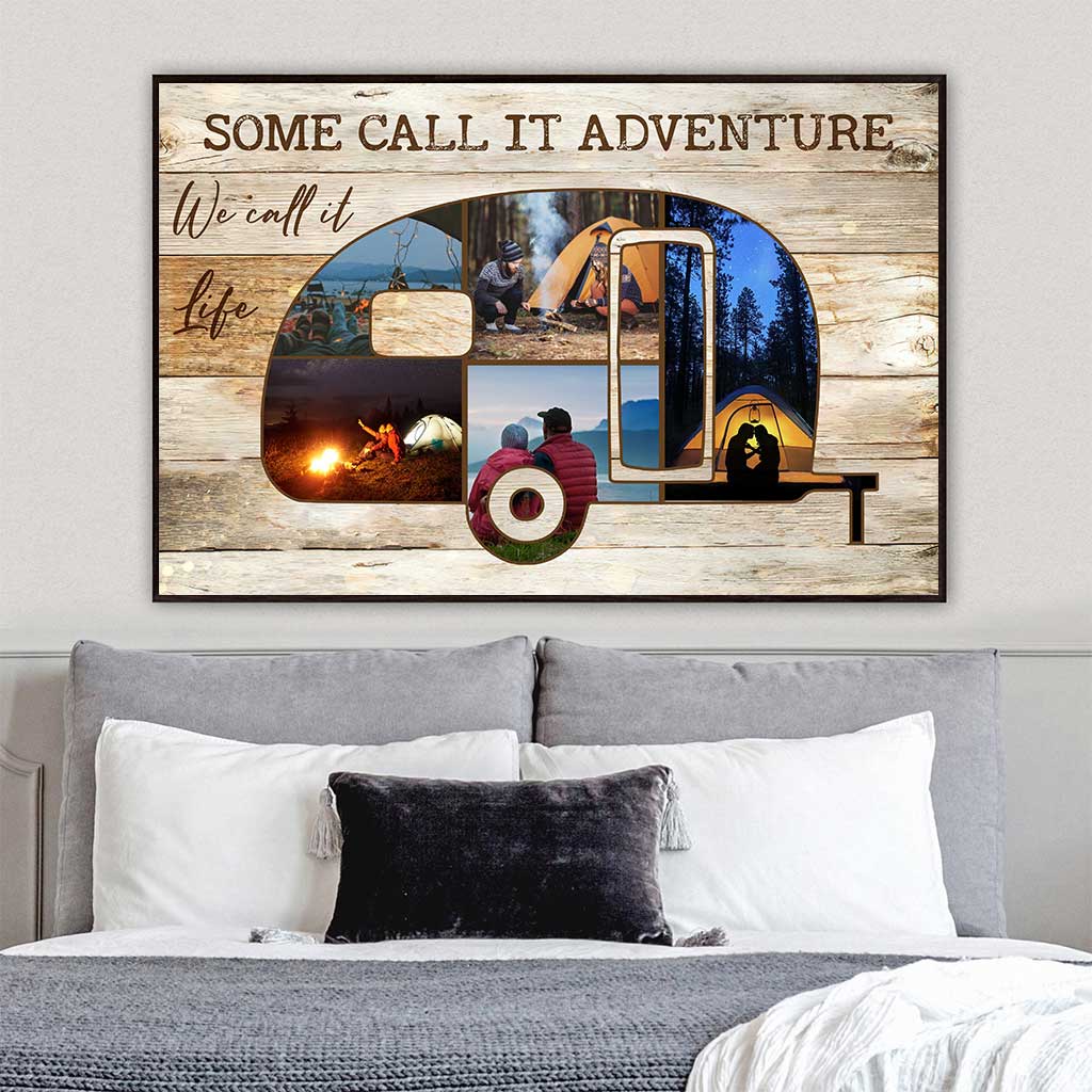 Certains l'appellent aventure - Affiche de camping personnalisée