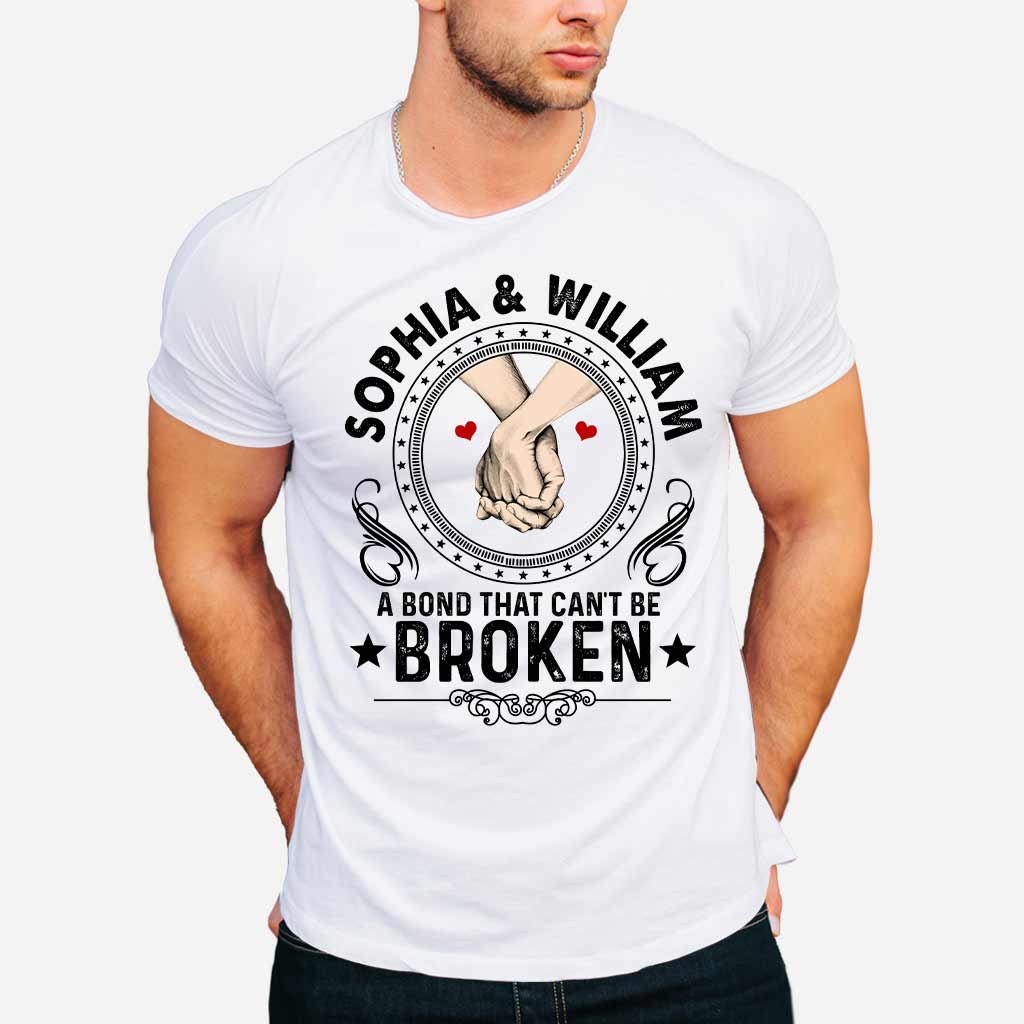 A Bond That Can't Be Broken - Personalized Couple T-shirt and Hoodie