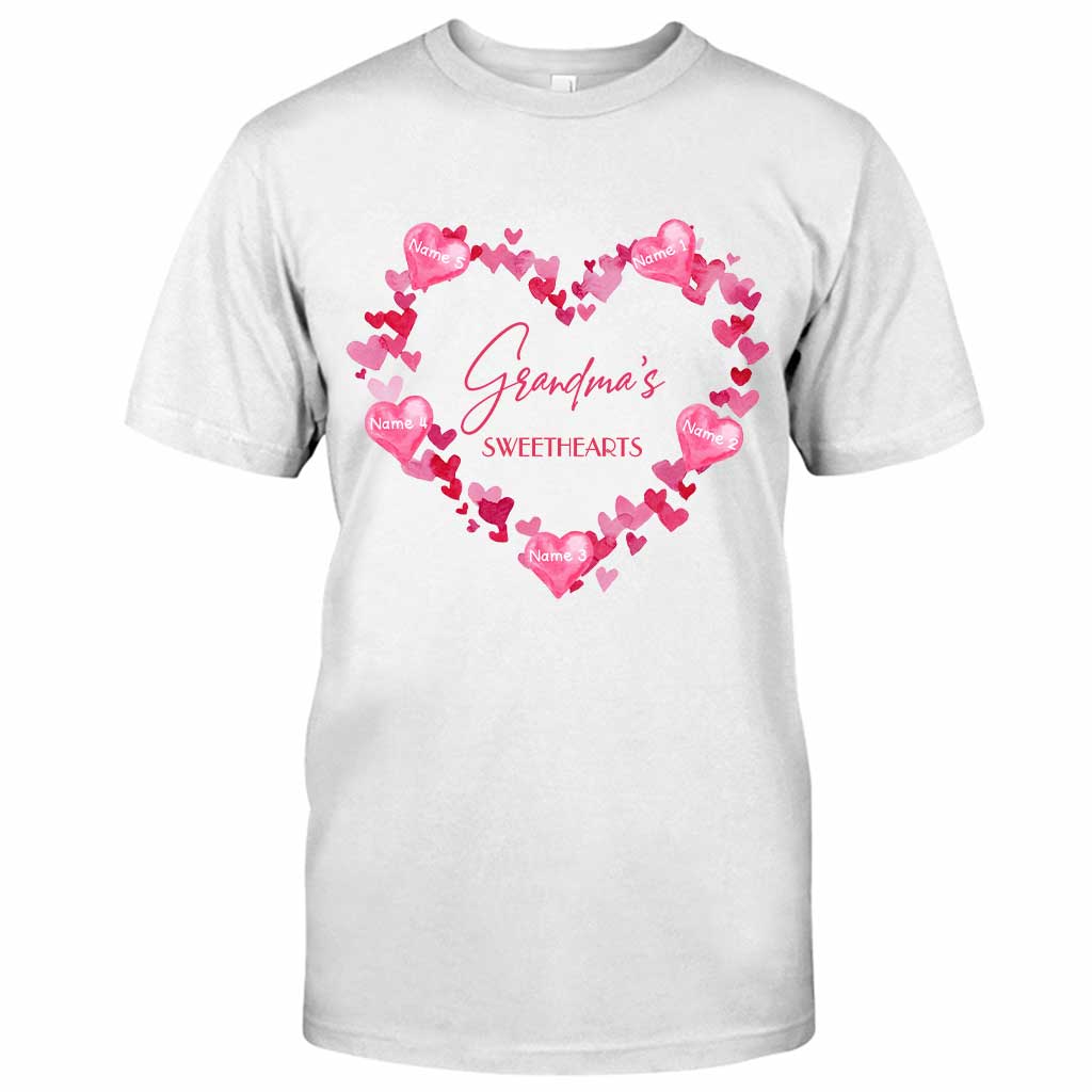 Les amoureux de grand-mère - T-shirt et sweat à capuche personnalisés pour la Saint-Valentin.