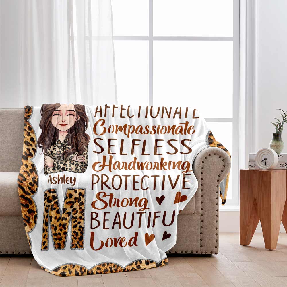 Maman - Couverture personnalisée pour la fête des mères