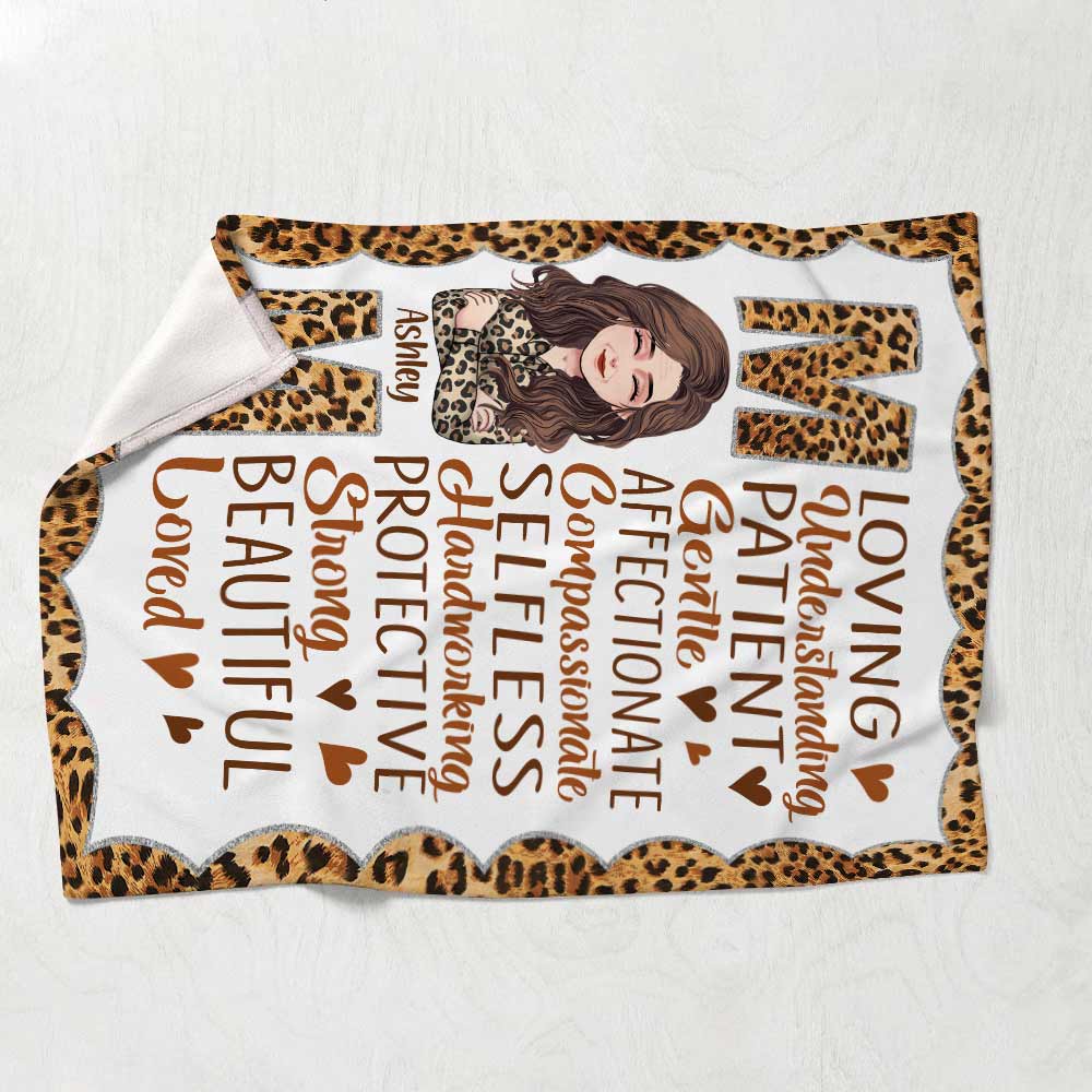 Maman - Couverture personnalisée pour la fête des mères