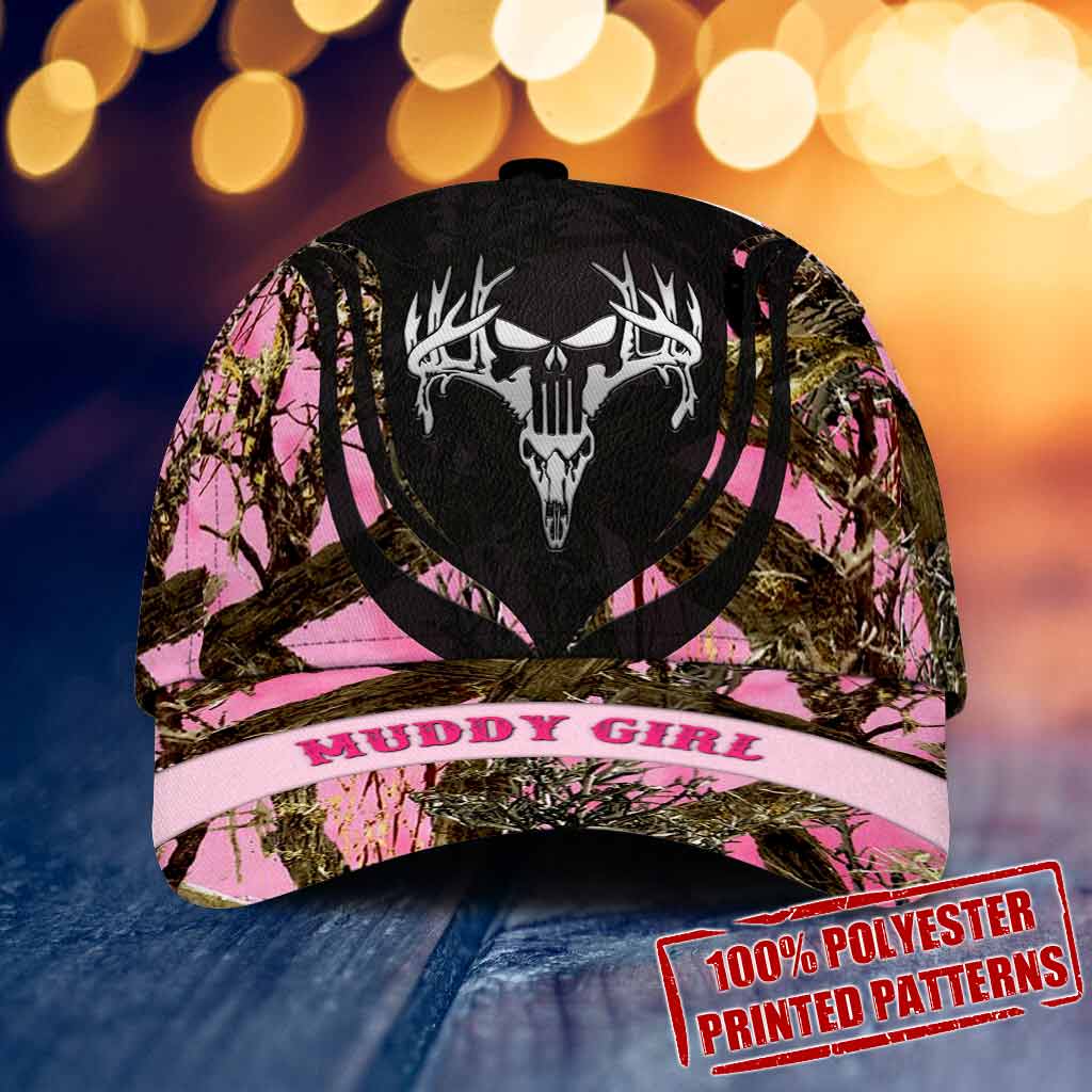 Casquette Muddy Girl avec trous d'aération imprimés