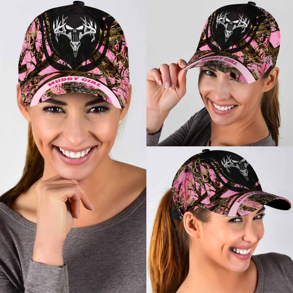 Casquette Muddy Girl avec trous d'aération imprimés