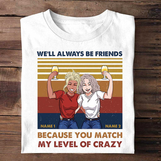 On est plus que des meilleures amies, on est comme une toute petite bande ! – T-shirt et sweat à capuche personnalisés