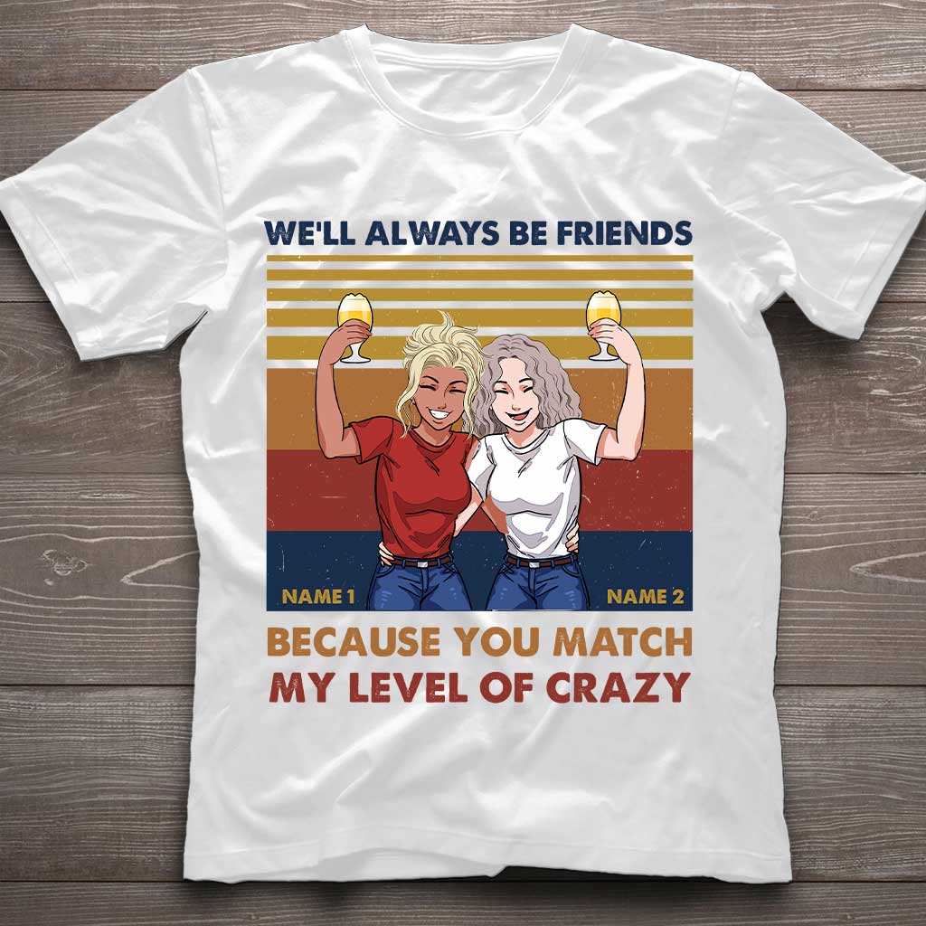 On est plus que des meilleures amies, on est comme une toute petite bande ! – T-shirt et sweat à capuche personnalisés