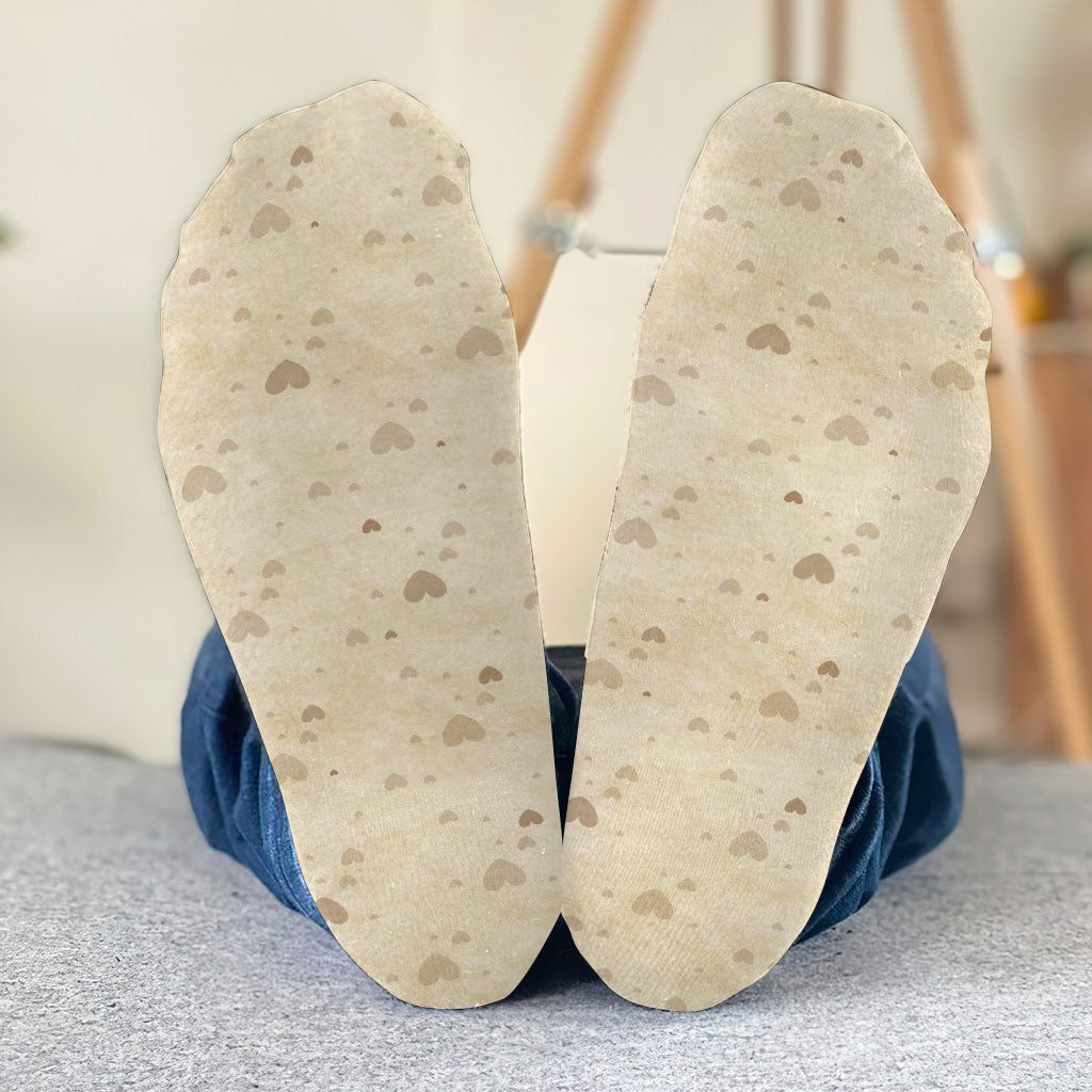 Les petits chouchous de papa - Cadeau pour papa, grand-mère, grand-père, maman, oncle, tante - Chaussettes personnalisées