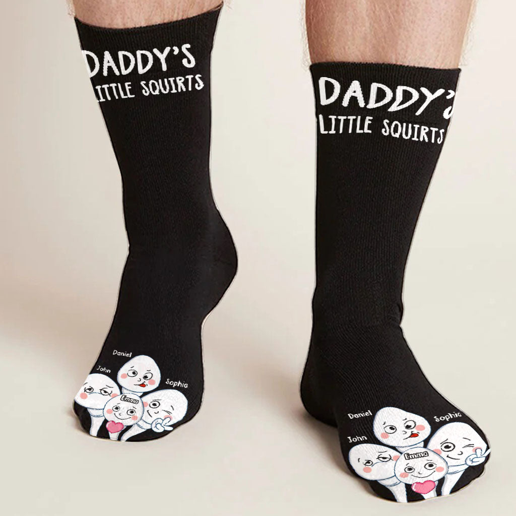 Les petits chenapans de papa - Chaussettes personnalisées pour papa