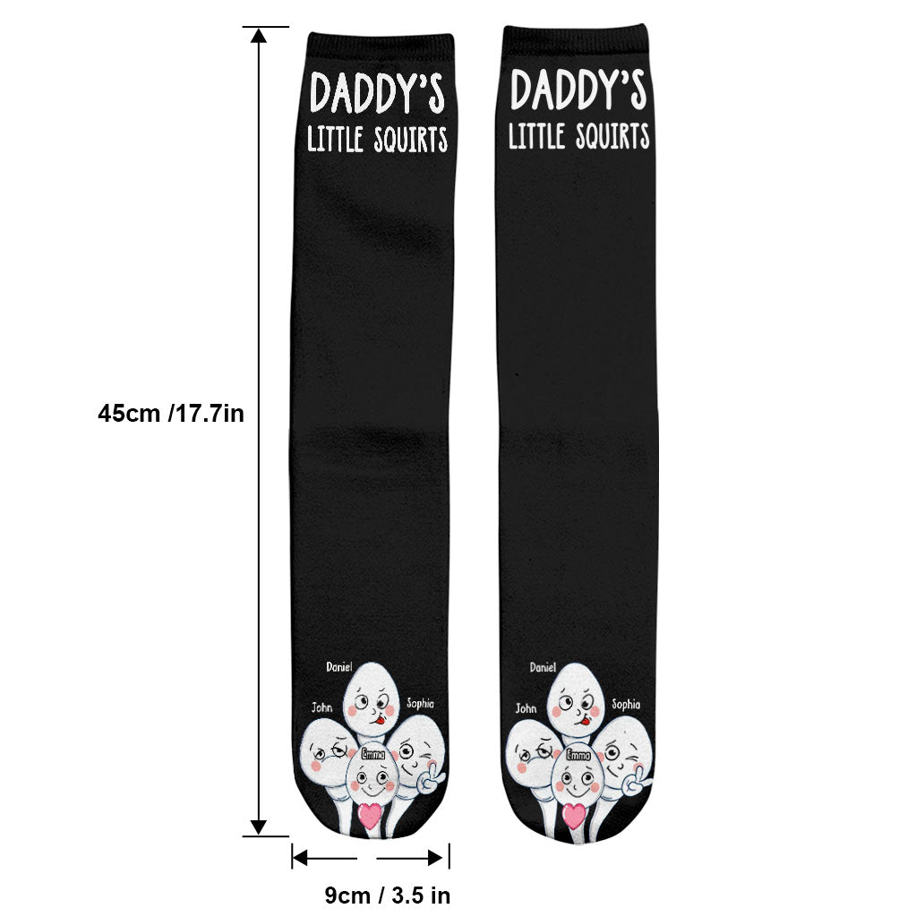 Les petits chenapans de papa - Chaussettes personnalisées pour papa