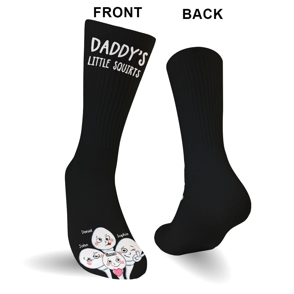 Les petits chenapans de papa - Chaussettes personnalisées pour papa