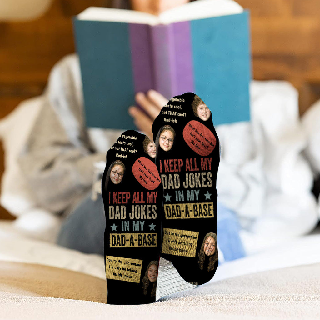 Blagues de papa - Chaussettes personnalisées pour la fête des pères