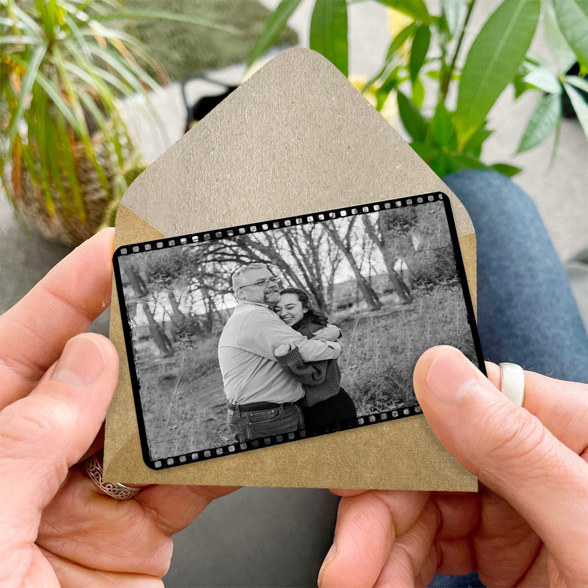 Quelle chance d'avoir un papa comme toi ! – Carte personnalisée pour la fête des pères (à insérer dans le portefeuille).