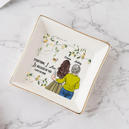 Tout ce que je suis - Porte-bijoux personnalisé pour la fête des mères