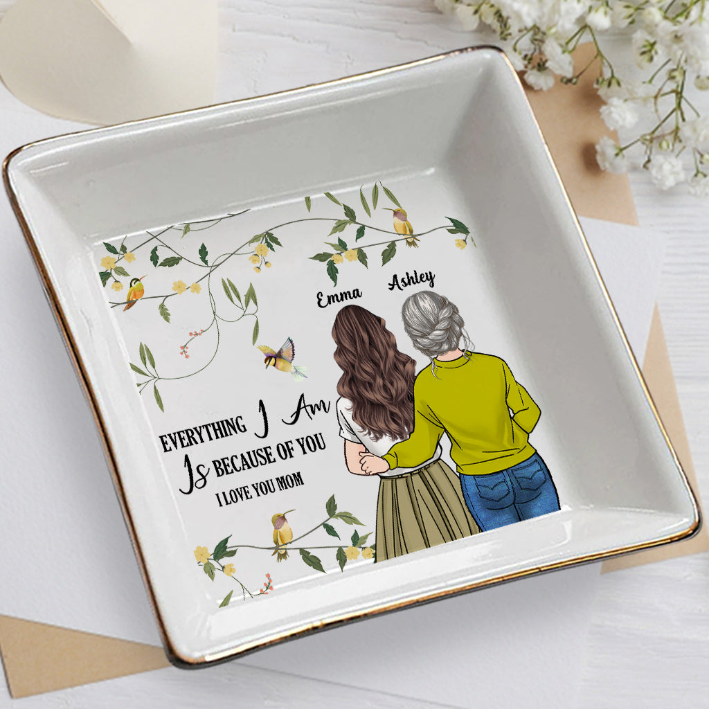 Tout ce que je suis - Porte-bijoux personnalisé pour la fête des mères