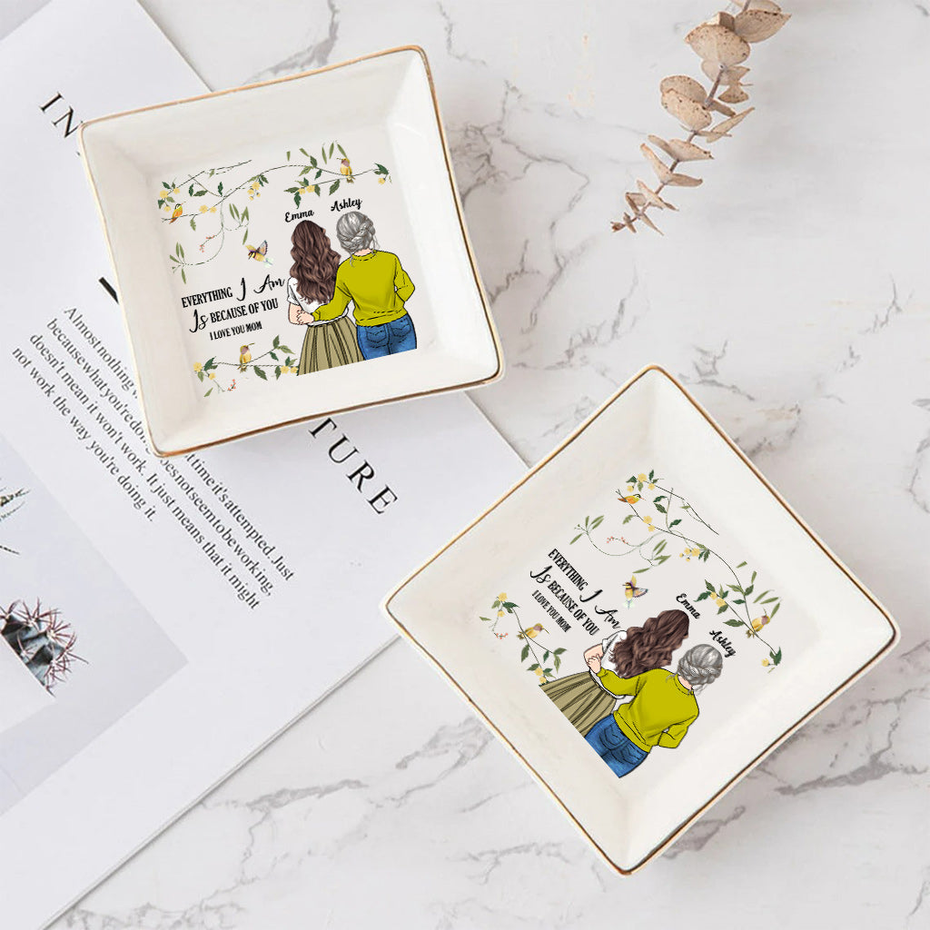 Tout ce que je suis - Porte-bijoux personnalisé pour la fête des mères