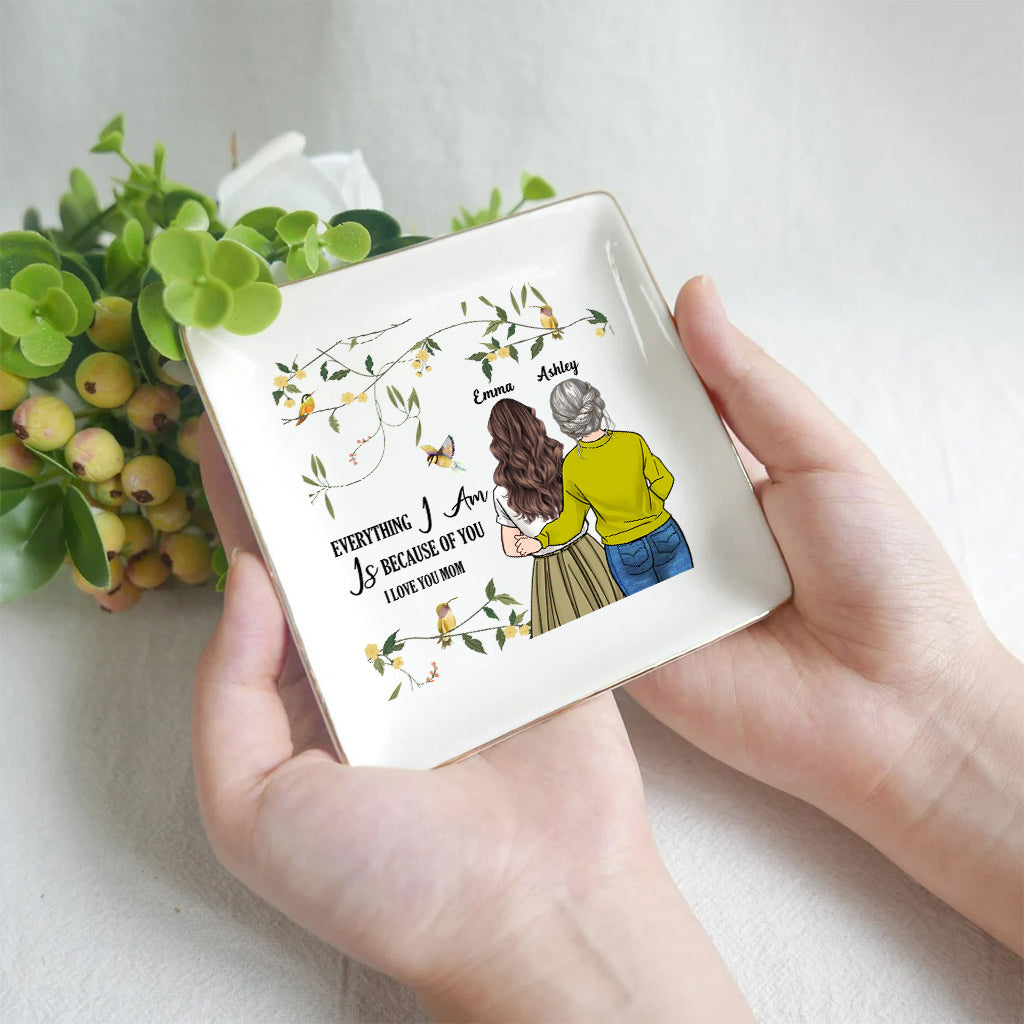 Tout ce que je suis - Porte-bijoux personnalisé pour la fête des mères