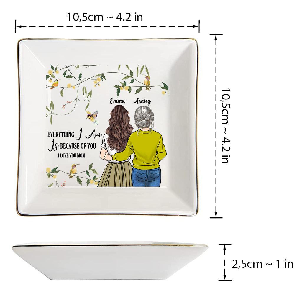 Tout ce que je suis - Porte-bijoux personnalisé pour la fête des mères